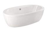 5 Center Drain Bathtub Charleston 5 5 Ft Center Drain Freestanding Air Bath Tub