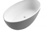 5 Foot Center Drain Bathtub Cestino 5 5 Ft Man Made Stone Center Drain Freestanding