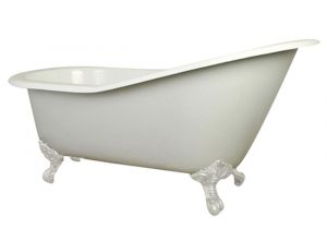 5 Foot Clawfoot Bathtub Aqua Eden 5 Ft Cast Iron White Claw Foot Slipper Tub with