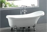 5 Foot Freestanding Bathtub Claw Foot Acrylic Free Standing soaking Bathtub 1700 X 780