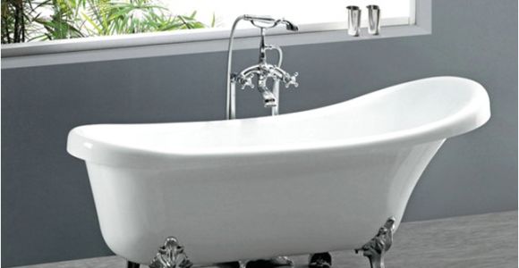 5 Foot Freestanding Bathtub Claw Foot Acrylic Free Standing soaking Bathtub 1700 X 780