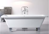 5 Foot Freestanding Bathtub Shop Modern Freestanding 71 Inch Acrylic Tub with Square