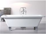 5 Foot Freestanding Bathtub Shop Modern Freestanding 71 Inch Acrylic Tub with Square
