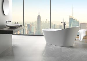 5 Ft Freestanding Bathtub Arges 5 9 Ft Reversible Drain Freestanding Bathtub In