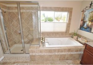 5 Jetted Bathtub 5 Piece Master Bath with Extensive Tilework Jetted Tub