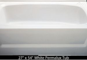54 Center Drain Bathtub Bathtub 27 X 54 White Permalux Center Drain Tub
