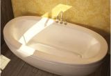 54 Center Drain Bathtub Keystone by Maax Romance White Acrylic Freestanding