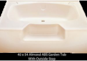 54 Center Drain Bathtub Kinro 27 In X 54 In Mobile Home Tub with Center Drain