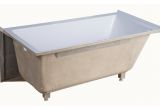 54 Inch Acrylic Alcove Bathtub Fine Fixtures Apron Acrylic 54" X 30" Alcove soaking