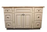 54 Inch Bathroom Countertop 54" All Wood Construction Custom Bath Vanity Maple