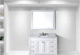 54 Inch Bathroom Countertop Shop Virtu Usa Tiffany 48 Inch Single Sink White Vanity