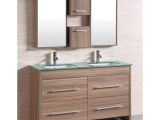 54 Inch Bathroom Mirror Cabana Bath Natural Glass top 54 Inch Double Sink Bathroom
