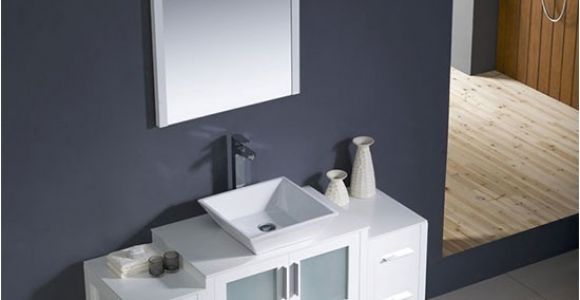 54 Inch Bathroom Mirror Fresca torino Single 54 Inch Modern Bathroom Vanity