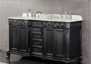 54 Inch Bathroom Vanity Lowes Ove Decors Ove Trent 60 Trent Antique Black Double Basin