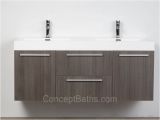 54 Inch Bathroom Vanity Lowes Wall Mounted Double Modern Bathroom Vanity Grey Oak Tn