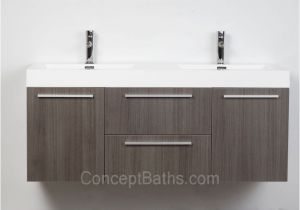 54 Inch Bathroom Vanity Lowes Wall Mounted Double Modern Bathroom Vanity Grey Oak Tn
