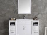 54 Inch Bathroom Vanity Mirror Fresca Fvn21 Wh Cambridge 54 Inch White Traditional