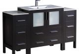 54 Inch Bathroom Vanity top Fresca torino 54 In Bath Vanity In Espresso with Ceramic