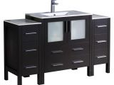 54 Inch Bathroom Vanity top Fresca torino 54 In Bath Vanity In Espresso with Ceramic