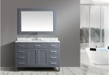 54 Inch Bathroom Vanity top Shop Design Element London Gray 54 Inch Single Sink Vanity
