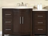 54 Inch Bathroom Vanity top Single Sink Silkroad Exclusive Stone Counter top Bathroom Single Sink