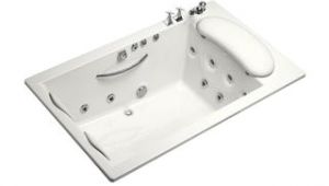 54 Inch Bathtub Center Drain Indulgence White 70×41 Inch Whirlpool Tub