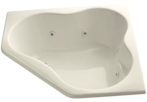 54 Inch Bathtub Center Drain Kohler K 1154 47 Almond Proflex Collection 54" Drop In