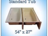 54 Inch Bathtub Left Drain Bath Tubs and Showers for Mobile Home Manufactured Housing