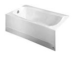 54 Inch Bathtub Left Hand Drain American Standard 2460 002 020 Cambridge 5 Feet Bath Tub