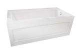 54 Inch Bathtub Right Drain Quad 54 X 30 Inch Skirted Bathtub Right Hand Drain