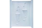 54 Inch Bathtub Surround 54" X 28" 3 Piece Surround for Shower Pan