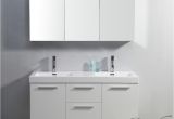 54 Inch Bathtub White 54 Inch Double Sink Bathroom Vanity In Gloss White