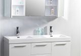 54 Inch Bathtub White 54" Midori Double Sink Vanity White Bathgems