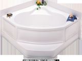 54 Inch Bathtub with Center Drain Better Bath White Abs Corner Tub Center Drain 54" X 54"