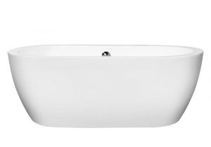 54 Inch Bathtub with Center Drain Wyndham Collection soho 59 75 In Acrylic Flatbottom