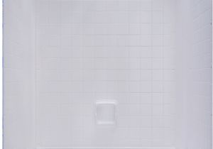 54 Inch Bathtub with Surround Better Bath Tub 1 Piece Surround Tile Finish White 27 X 54