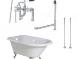 54 Inch Bathtubs for Sale Heritage 54 Inch Cast Iron Clawfoot Tub and Shower Package