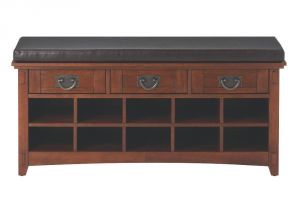 54 Inch Bench Cushion Home Decorators Collection Artisan 3 Drawer Medium Oak Shoe Storage