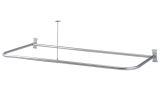 54 Inch by 27 Inch Bathtub D Ring Shower Curtain Enclosure Ring 27 X 54 Inch