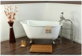 54 Inch Garden Bathtub Shop Classic Roll top Petite 54 Inch Cast Iron Clawfoot