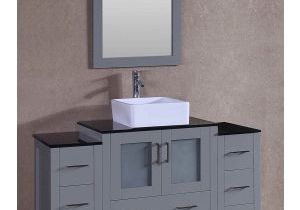 54 Inch Gray Bathroom Vanity 54 Inch Bathroom Vanities