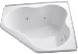 54 Inch Jacuzzi Bathtub Kohler K 1154 F 0 White Proflex Collection 54" Corner