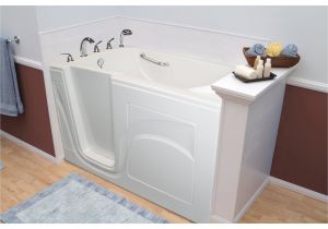 54 Inch Jacuzzi Bathtub Navigator 54" X 30" Whirlpool and Air Jetted Walk In