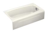 54 Inch Skirted Bathtub Shop Kohler Seaforth Biscuit Cast Iron Rectangular Skirted