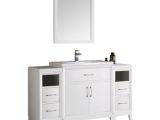 54 Inch White Bathroom Vanity Affordable Variety Fresca Cambridge 54" White Traditional
