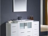 54 Inch Wide Bathroom Mirror Fresca torino Single 54 Inch Modern Bathroom Vanity