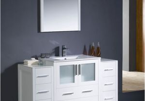 54 Inch Wide Bathroom Mirror Fresca torino Single 54 Inch Modern Bathroom Vanity