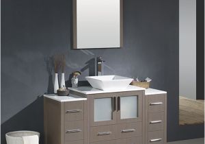 54 Inch Wide Bathroom Vanities Fresca torino Single 54 Inch Modern Bathroom Vanity