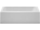 54 X 27 Center Drain Bathtub “aquatic” 27 X 54 Fiberglass Tub with Center Drain White
