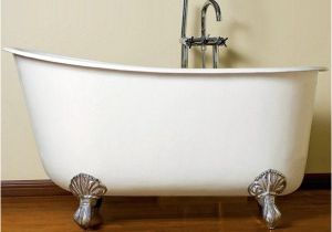 54 X 30 Inch Bathtub Cambridge Plumbing Cast Iron Clawfoot Swedish Slipper Tub